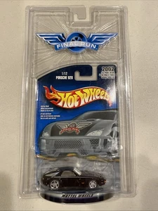 2002 Hot Wheels Final Run 1/12 PORSCHE 928 Black w/ Chrome 5 Spokes RARE VHTF - Picture 1 of 4