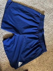 Pantalones Cortos Adidas Aero Ready Azul Talla XXL Dos Bolsillos Cordón Excelente Estado - Imagen 1 de 6