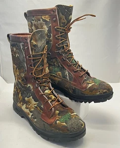 Danner Camo Bainbridge Boots 800 gram Insulated Gore-Tex Boots Mens size 12 EE - Picture 1 of 13