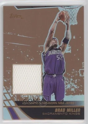 2003-04 Topps Jersey Edition Copper /99 Brad Miller #jeBM - Image 1 of 2