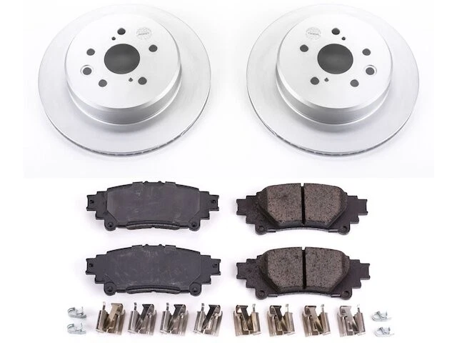 Rear Brake Pad and Rotor Kit For 2016-2017 Lexus GS200t CQ568NT — 第 1/1 张图片