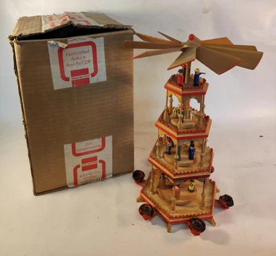 DDR KWO Pyramide 3-stöckig Christi Geburt Jäger Turmbläser Schäfer OVP Expertic - Bild 1 von 4