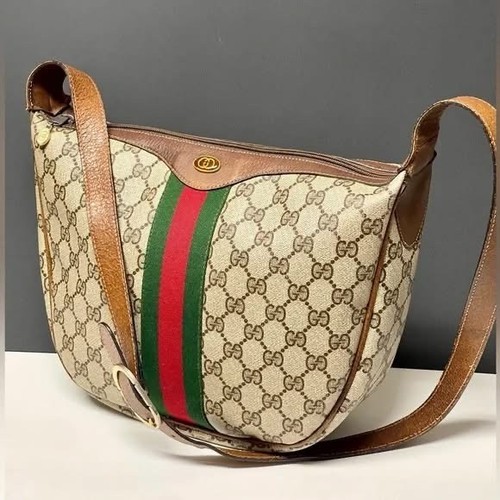 Borsa a tracolla linea sherry Gucci Ophidia vintage Inter Locking GG Supreme PVC