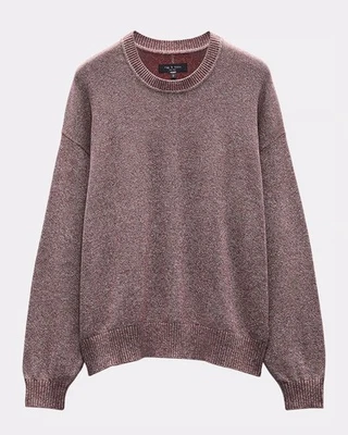 Rag and Bone - Men’s - Maroon - Dexter Sweater - L - Designer - Brand New wTags - Image 1 of 4