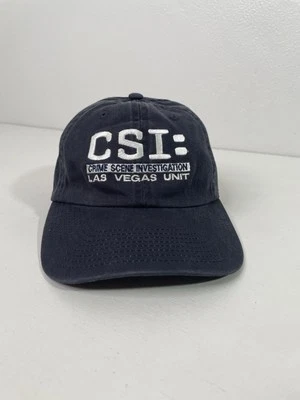 CSI: Las Vegas Unit Crime Scene Investigation Hat Cap Mens One Size Cotton MEGA - Image 1 of 4