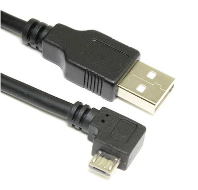 6ft USB 2.0 Certified Type A Male to LEFT ANGLE Micro-B 5-Pin Cable - Image 1 of 3