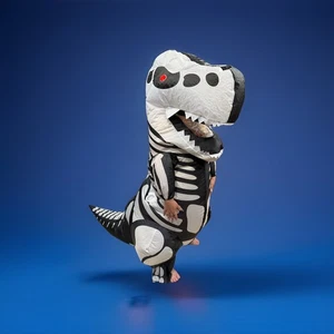 Costume gonfiabile Halloween creazioni spettrali scheletro T-Rex corpo intero B6 - Foto 1 di 8