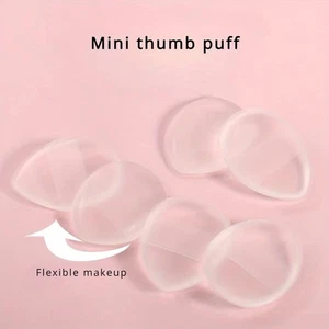 6pcs Transparent Powder Puff Reusable Jelly Puff Face Foundation BB - Picture 1 of 6