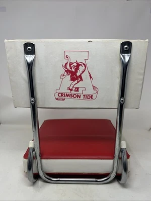 Asientos acolchados vintage de estadio Alabama Crimson Tide tapa dura - fútbol americano Foto 1 de 4