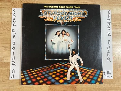 VA SATURDAY NIGHT FEVER ORIGINAL SOUNDTRACK 2xLP BEE GEES TAVARES THE TRAMMPS - Image 1 of 4