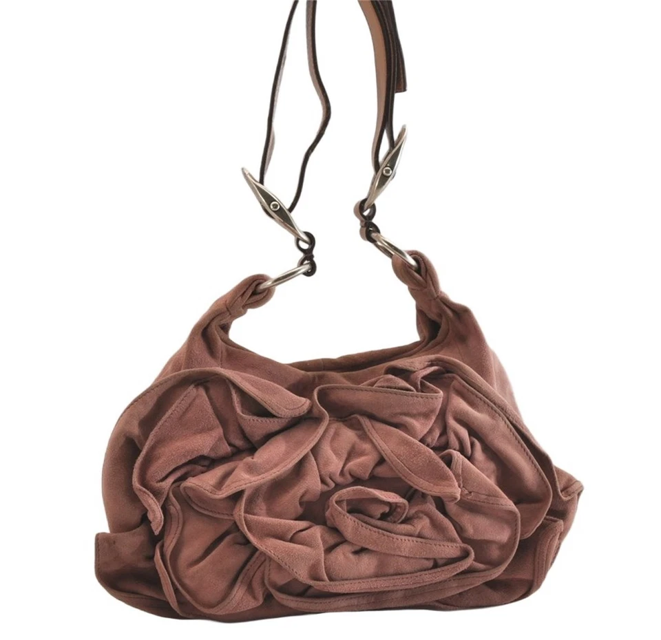 Auténtico Bolso de Hombro YVES SAINT LAURENT Rive Gauche Nadja 112937 Rosa 9079M Foto 1 de 4
