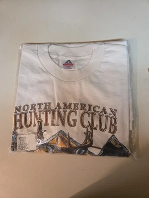 Camiseta De Colección North American Hunting Club Para Hombre Talla XL Marfil 100% Algodón Foto 1 de 4