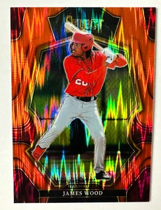 2023 Panini Select James Wood ORANGE Shock Prizm Prospect RC Premier Nationals! - Picture 1 of 3