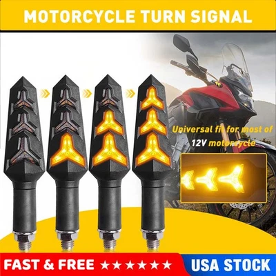 Luces de flujo LED de señalización de giro para motocicleta para Kawasaki Ninja 250R 500R 650 650R Foto 1 de 4