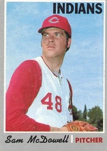 1970 Topps Sam McDowell #650 en muy buen estado (arrugas) - Imagen 1 de 2