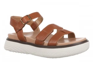 Vionic Solana Women's Supportive Adjustable Slide Platform Sandal Tan - 5 Medium - Picture 1 of 5