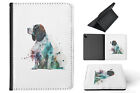 Case Cover For Apple Ipad|english Springer Spaniel Dog Puppy Watercolor #1