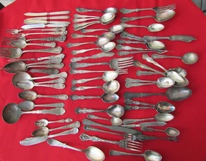 67 vor 1911 Silber Teller Tafel & Servier Stücke für Schmuck oder Verkauf für Gewinn - Bild 1 von 16