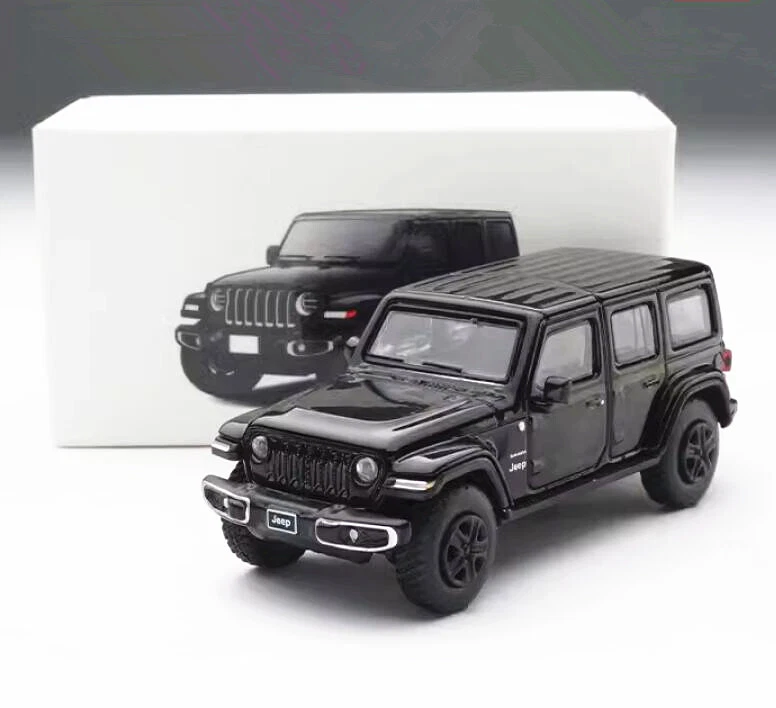 JKM 1:64 Jeep Wrangler Sahara 2019 Diecast Metal Model Car Collection New - Image 1 of 4