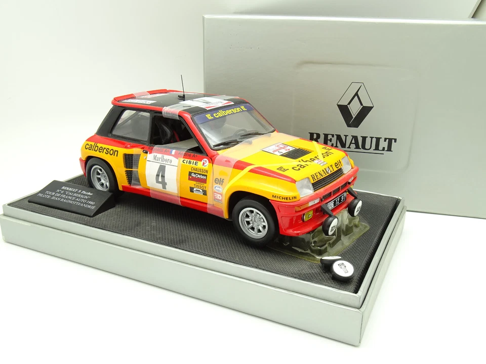 Universal Hobbies 1/18 - Renault 5 Turbo Calberson Ragnotti Tour de France 1980 - Image 1 of 3
