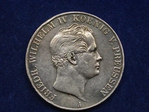 Doppelvereinstaler 1851 A Preussen  Silber Germany Deutschland W/22/202 - Bild 1 von 2