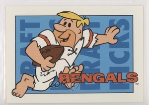 1993 CARDZ Team NFL The Flintstones Draft Picks Cincinnati Bengals Barney Rubble