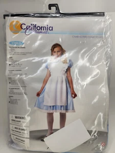 ALICE KINDERKOSTÜM VON CALIFORNIA KOSTÜME KLEID & SCHÜRZE GRÖSSE KIND MEDIUM 8-10 - Bild 1 von 6