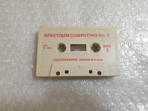 Spectrum Computing Issue 09 Cassette - ASP - Sinclair ZX Spectrum 🟩 - Imagen 1 de 1