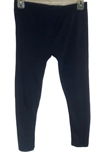 Medium 3/4 length stretch pants navy blue waist 30" rise 9" inseam 21" READ - Picture 1 of 6