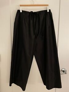 The Row "Hypnos" Black Silk Cropped Pant!