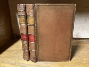 1865 2 Vols. The Iliad Of Homer - Edward Stanley Translation - Leather - Picture 1 of 11