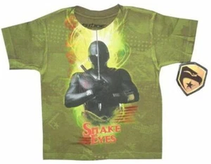 Youth G.I. Joe The Rise of Cobra Snake Eyes Character Graphic Fashion T-shirt - Picture 1 of 12