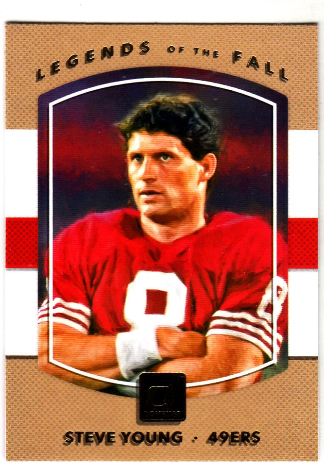 2017 Panini Donruss Steve Young Legends of the Fall #3 San Francisco 49ers HOF - Image 1 of 1