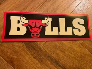 Vintage 1993 Chicago BULLS Venture Bumper Sticker - Picture 1 of 2