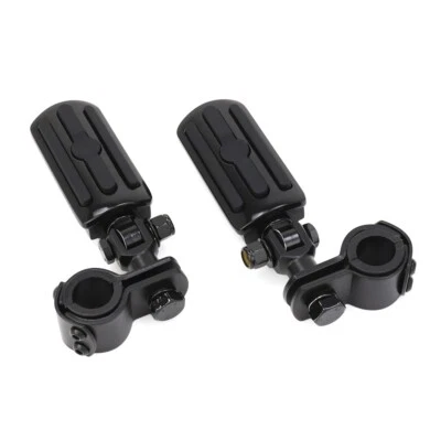 Clavijas de pie de carretera y abrazaderas de montaje para Harley motocicleta 1" o 1-1/4" protector de motor Foto 1 de 4