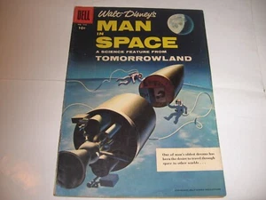 Walt Disney's MAN in SPACE Four Color FC #716 1956 Dell Comic "Tomorrowland" - Picture 1 of 2