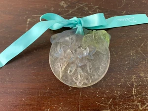 Daum France Crystal Flower Medallion - Picture 1 of 4