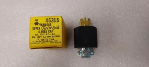 PN# HBL45315, 45315 - HUBBELL - TWIST LOCK 5 WIRE CAP (30A,250V,A.C - D.C) - Picture 1 of 5