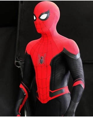 Spider Man Far From Home Cosplay Costume Spiderman Zentai Suit Party Halloween # - Image 1 of 4