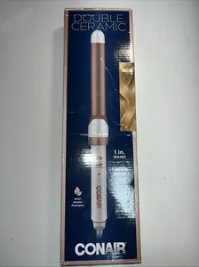 Varita Rizadora Doble Cerámica Sin Clip Conair 1" - Oro Rosa (CAJA ABIERTA) - Imagen 1 de 2