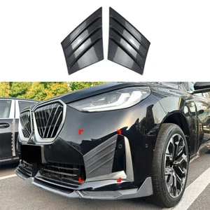 Front Bumper Side Vent Intake Louver Trims Covers For BMW X3 G45 M-Sport 2025+ - Picture 1 of 7