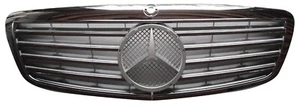 Front Grille for Mercedes Benz S-Class W221 07-09 S600 Chrome&Silver New Style - Foto 1 di 1
