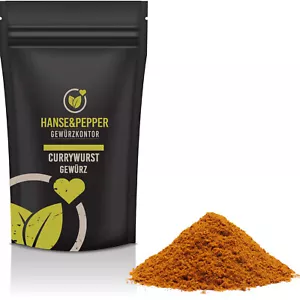 250g Currywurst Soßen Gewürz Mischung natürlich vom Hanse&Pepper Gewürzkontor - Bild 1 von 3