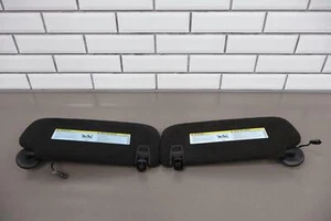 14-21 Jeep Grand Cherokee Pair LH&RH Illuminated Sunvisors (Black Alcantara X9) - Foto 1 di 17