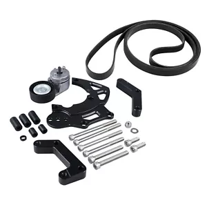 R4 AC Compressor High Mount Bracket Kit For LS Swap For Chevy GMC SUV Truck LQ9 - Foto 1 di 14