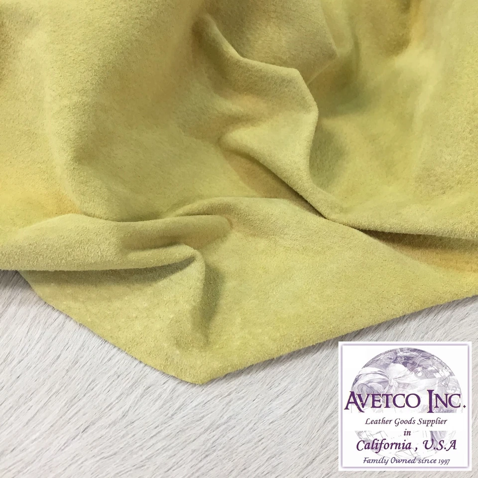 Gamuza de cerdo Avetco Premium - Piel de cuero suave - 6-8 pies cuadrados - Bolsos, zapatos, forro Foto 1 de 4