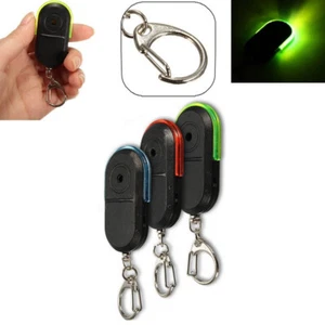 Wireless Key Anti-Lost Alarm Finder Locator Keychain Whistle Sound LED Light - Picture 1 of 11