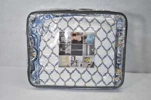 Madison Park Tangiers 6 Piece Coverlet Set Blue Full/Queen Size Reversible - Picture 1 of 6