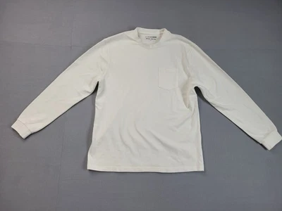 J Peterman Men T Shirt L Long Sleeve Crew Neck Pocket Cotton Casual Fit Pullover - Image 1 of 4