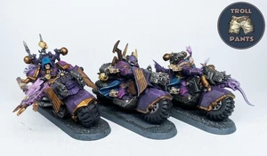 Warhammer 40k - Emperor's Children - Chaos Space Marines - 3 Outrider Bike Squad - Bild 1 von 8